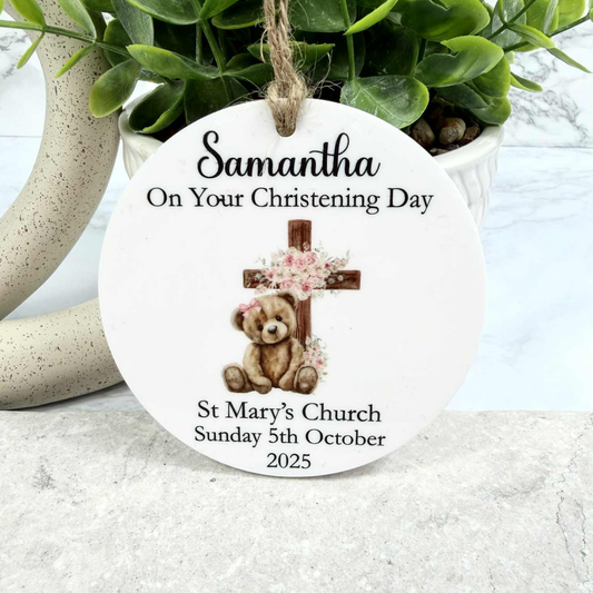 Personalised Christening Ornament