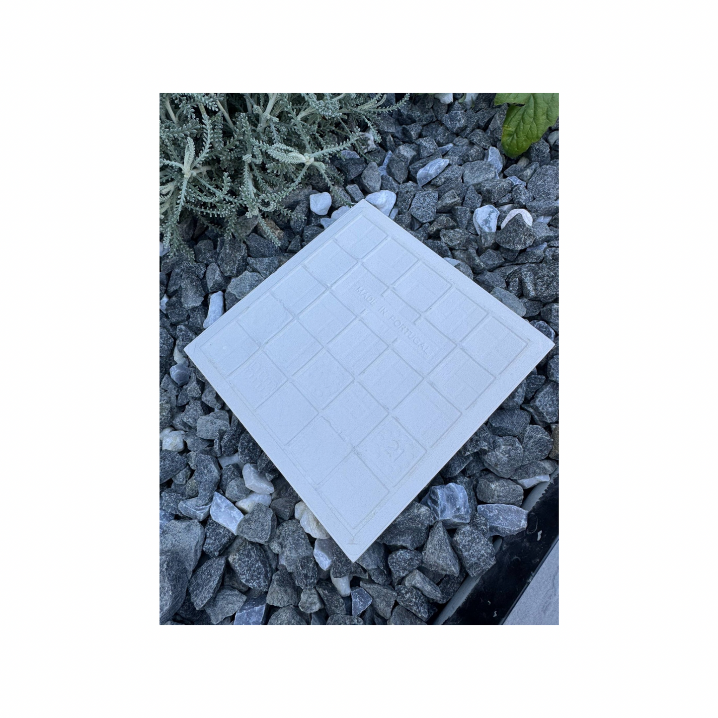 Pink floral butterfly memorial tile