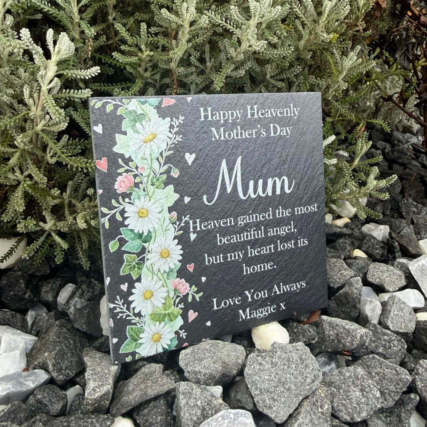 Mother’s Day heaven gained the most beautiful angel memorial slate