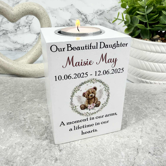 A Moment In Our Arms Memorial Tealight Holder