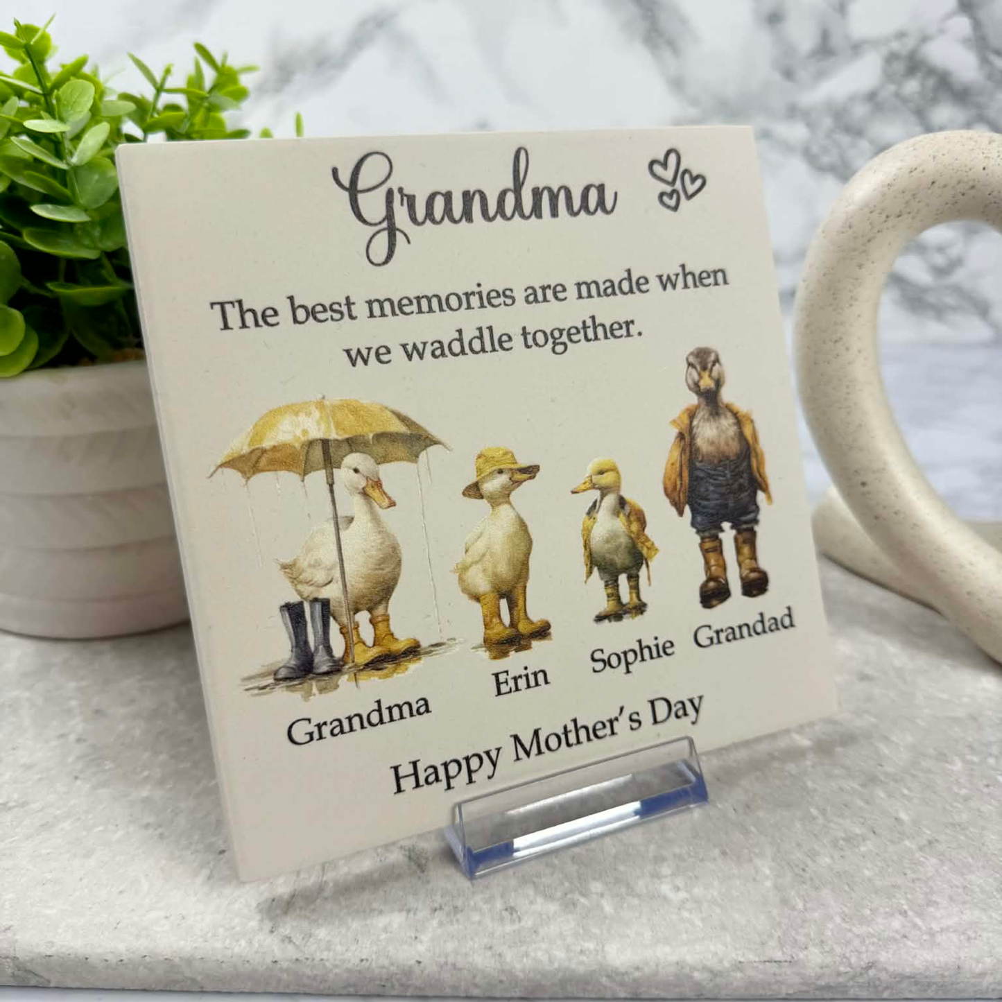 The best memories are made when we waddle together tile