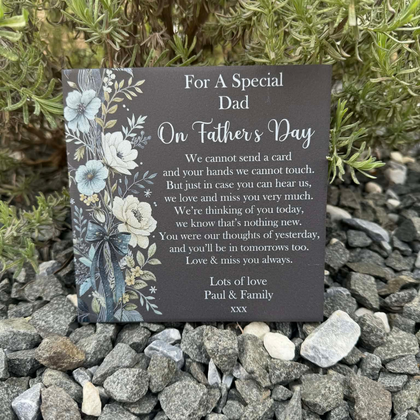 Father’s Day cannot send a card