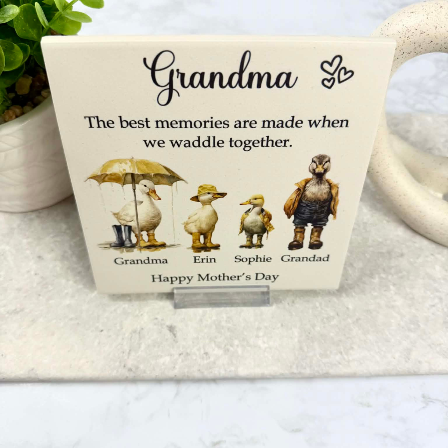 The best memories are made when we waddle together tile