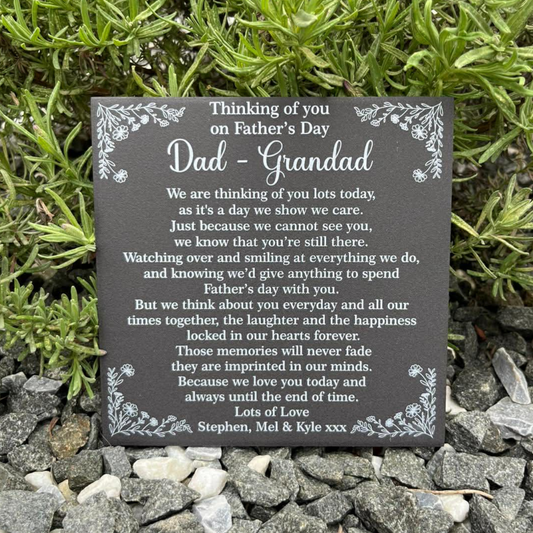 Father’s Day we are thinking of you lots today