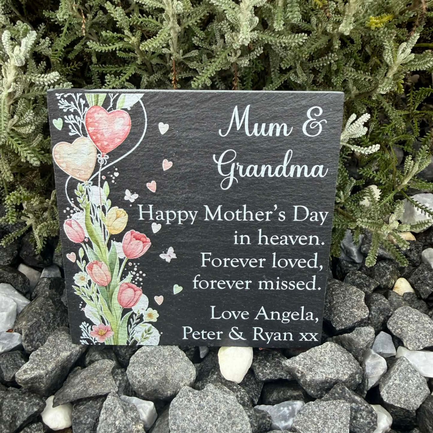 Happy Mother’s Day in heaven memorial slate