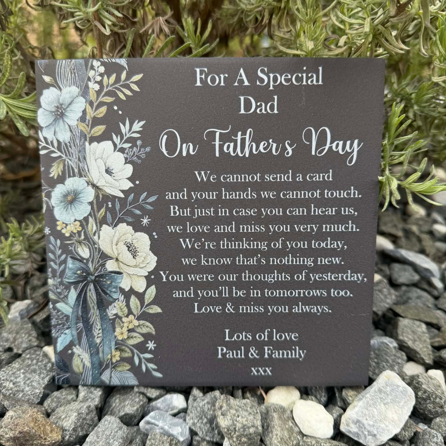 Father’s Day cannot send a card
