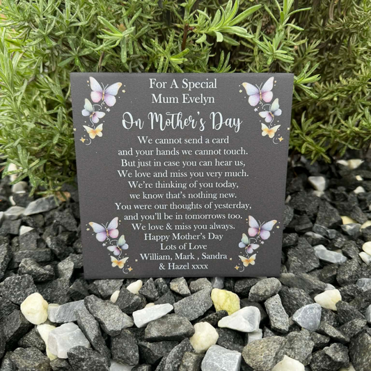Mother’s Day we cannot send a card butterfly memorial