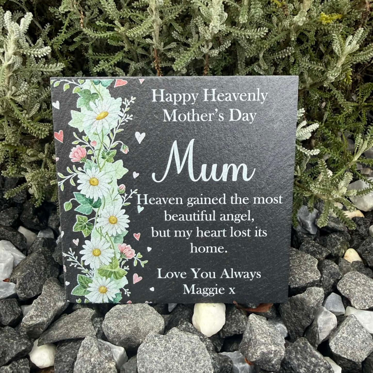 Mother’s Day heaven gained the most beautiful angel memorial slate
