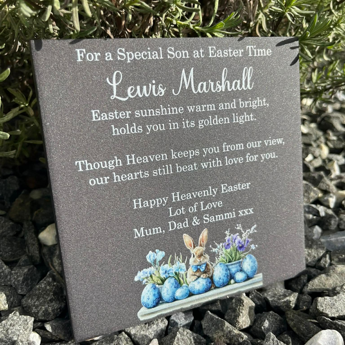 Easter sunshine warm and bright memorial tile