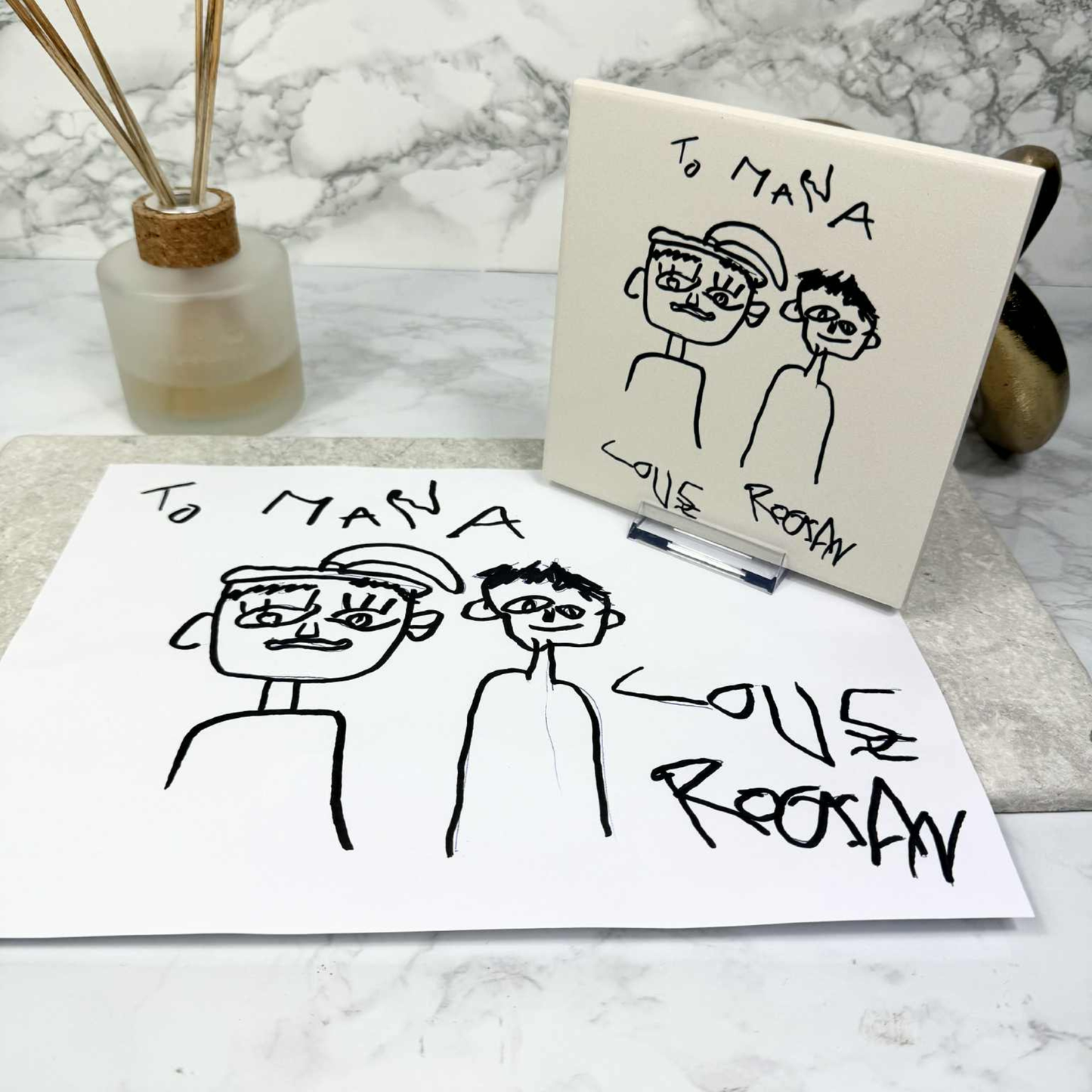 Personalised Child’s Drawing Tile