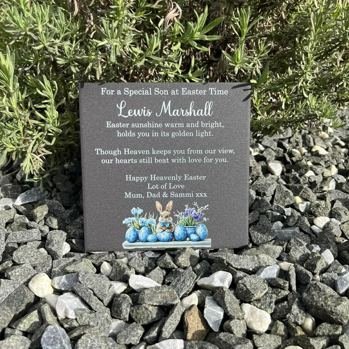 Easter sunshine warm and bright memorial tile