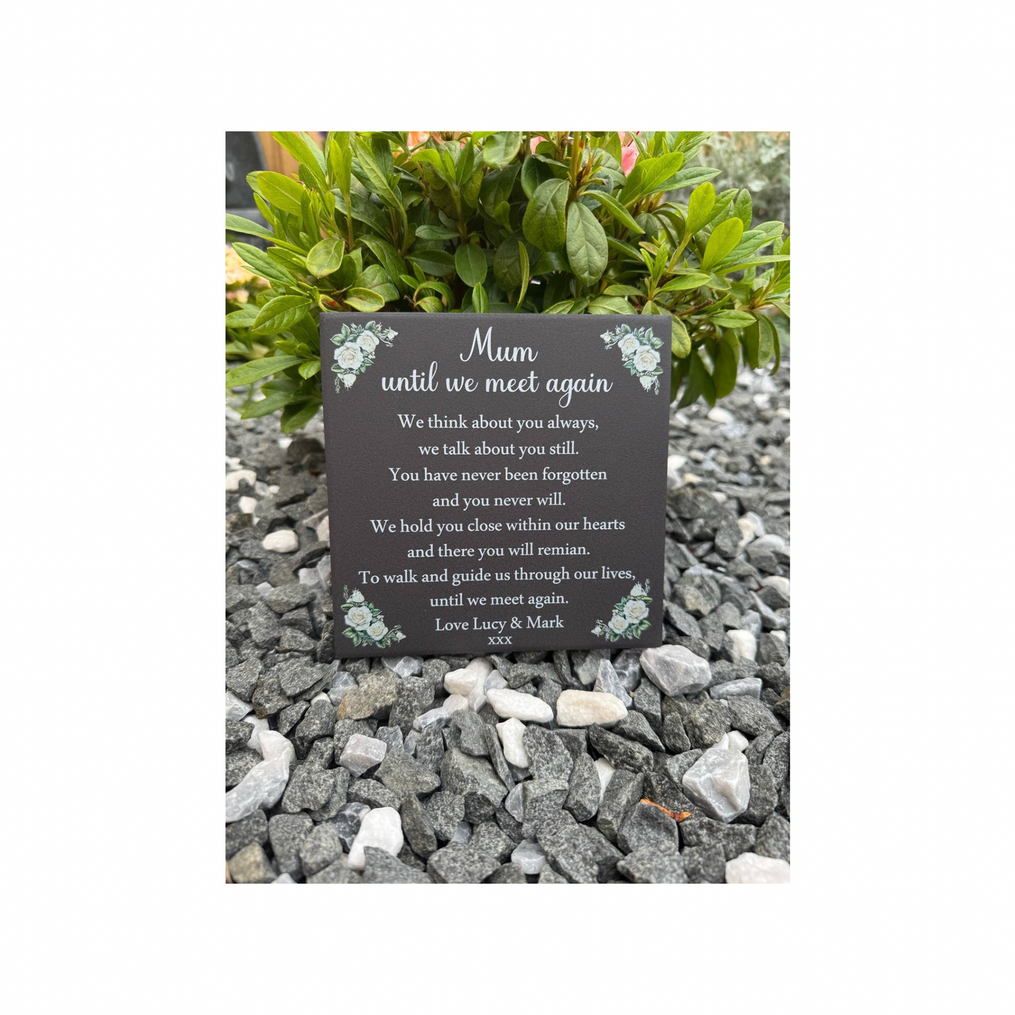 Until we meet again memorial tile