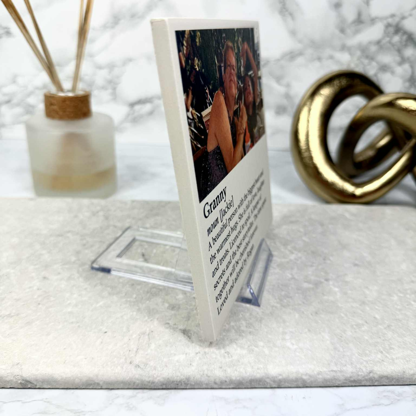 Personalised Grandmother Noun Tile