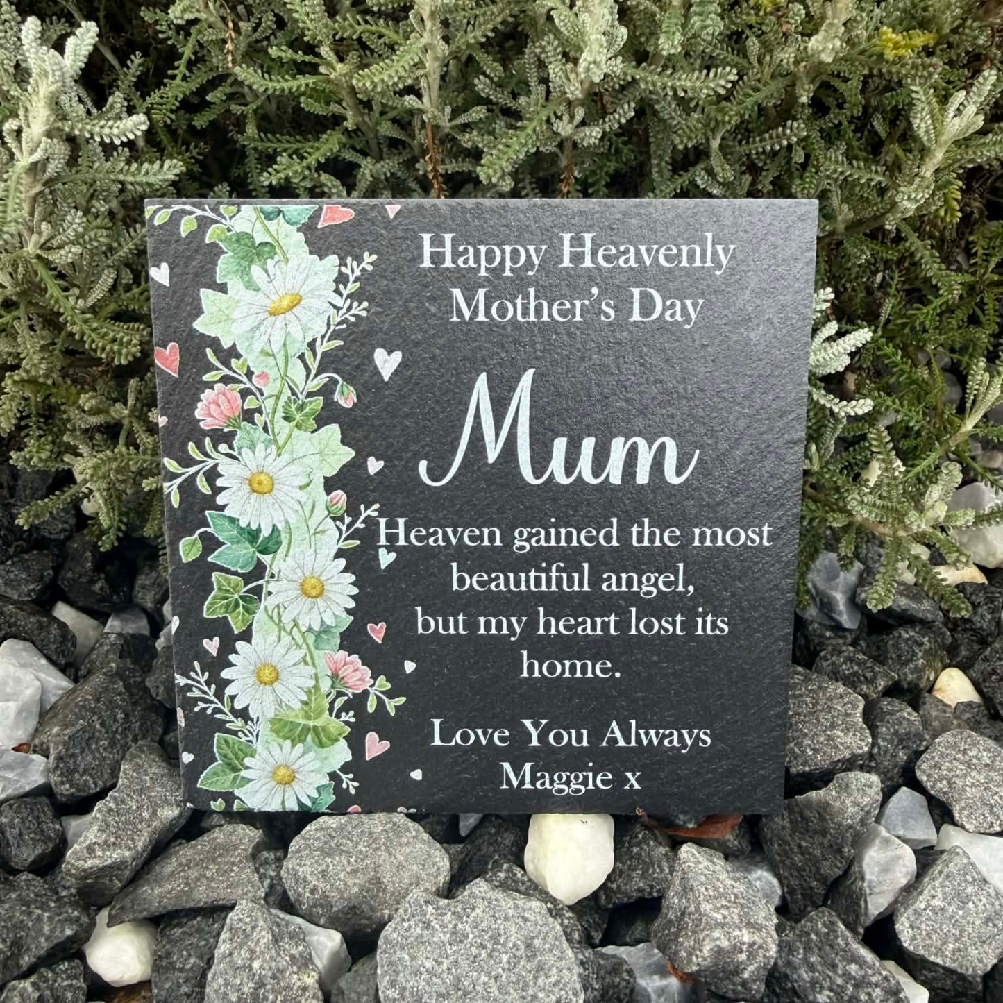 Mother’s Day heaven gained the most beautiful angel memorial slate
