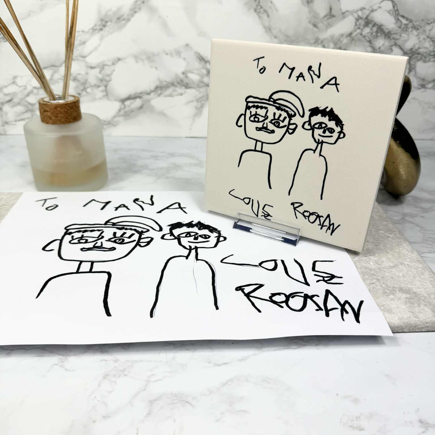 Personalised Child’s Drawing Tile