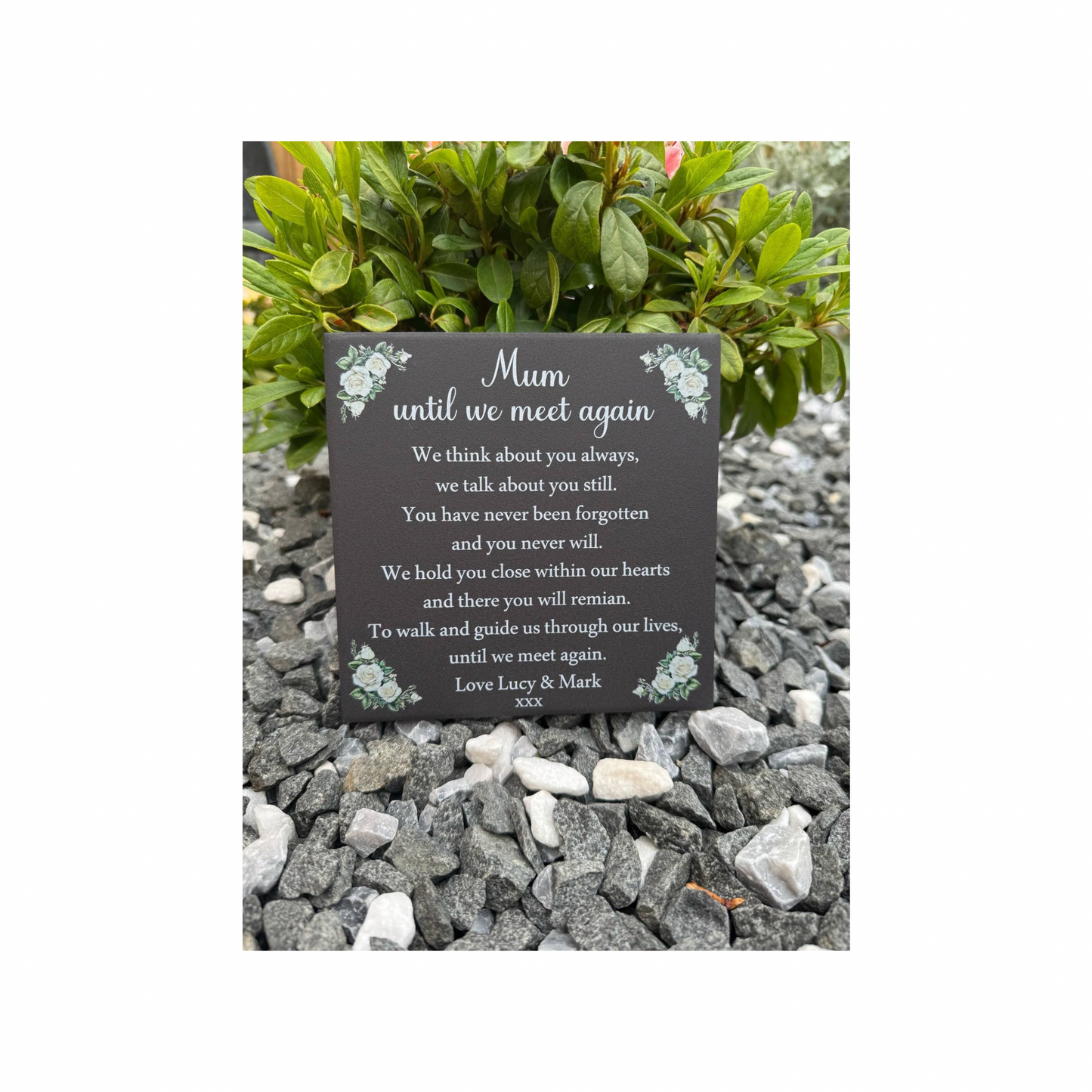 Until we meet again memorial tile